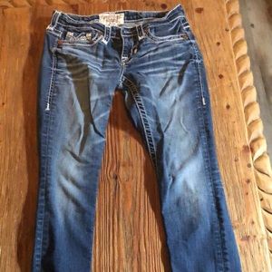 Regular fit buckle jeans